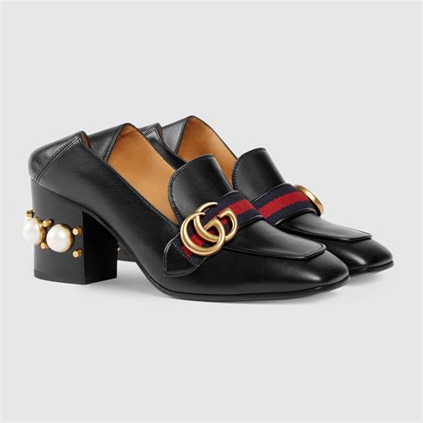 gucci mid-heel loafer fake|Gucci heels discount.